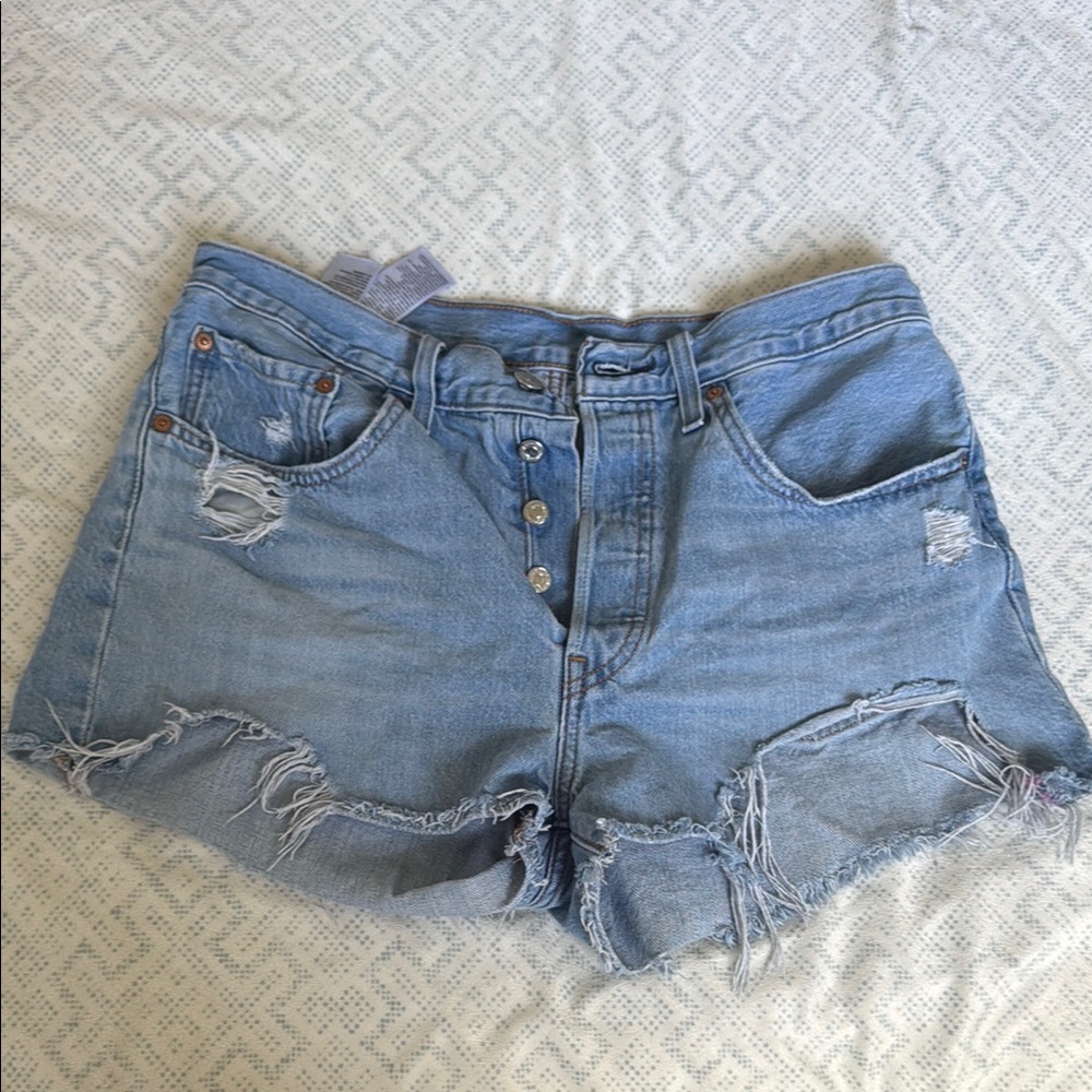 levi’s Women's Distressed Denim Shorts